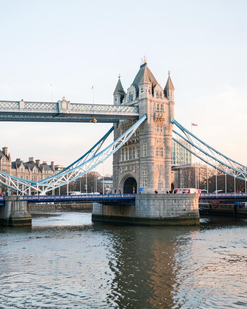 Tower Bridge over the River Thames in London